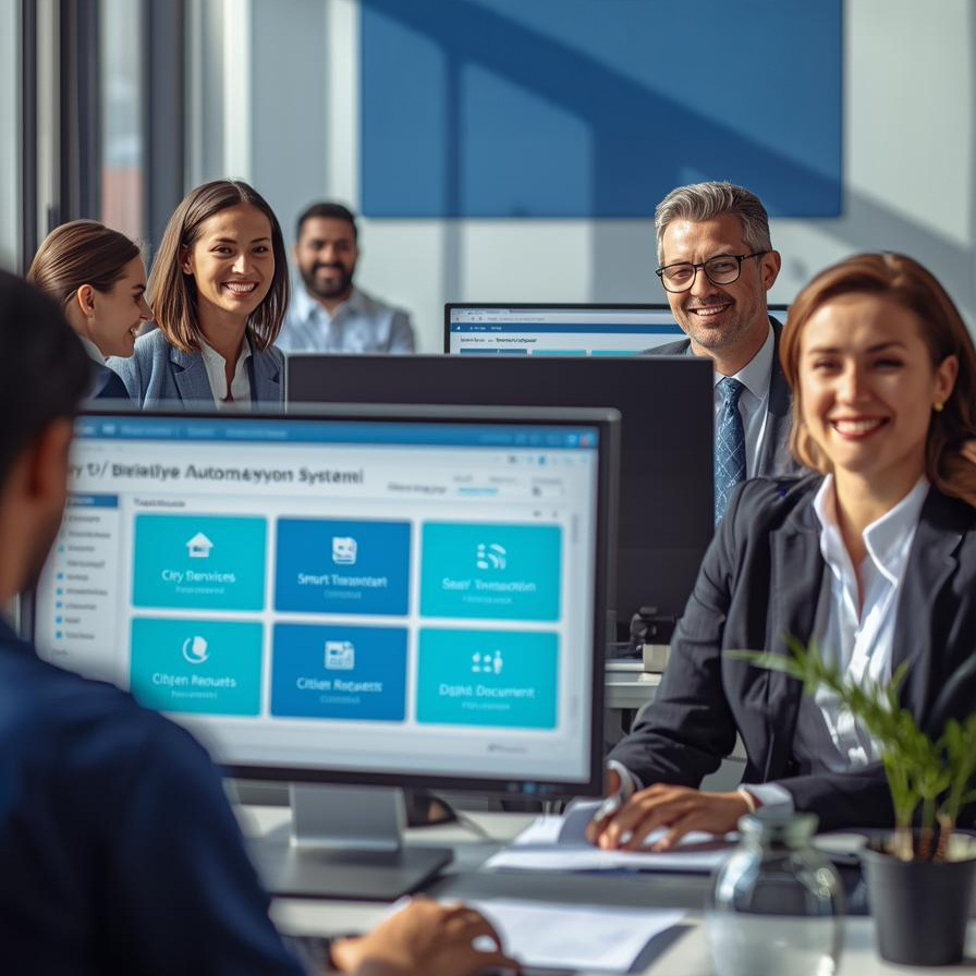 Belediye otomasyon ekranı